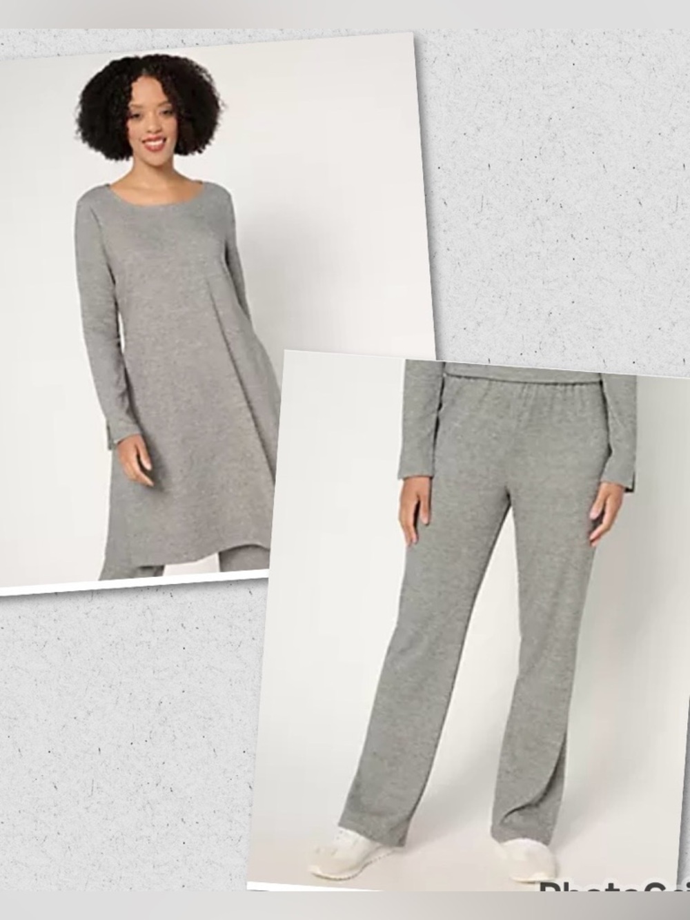 NWT Attitudes by Renee Casa cozy crew neck tunic and pant matching set